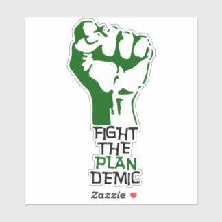 Sticker Combattre l'autocollant de découpe personnalisé de