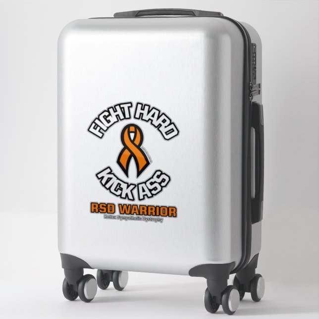 STICKER COMBATTRE UN COUP DUR...RSD (Sur valise)