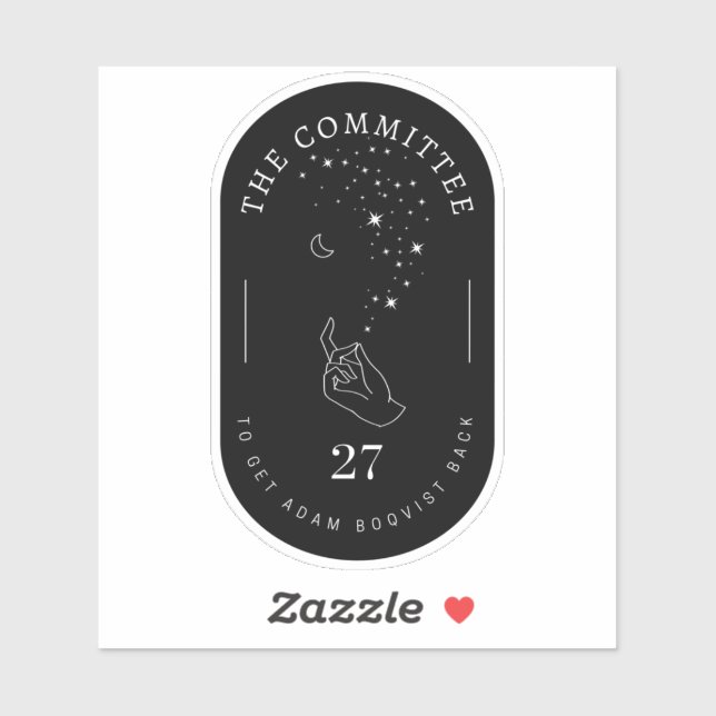 Sticker Comité pour récupérer Adam Boqvist (Feuille)