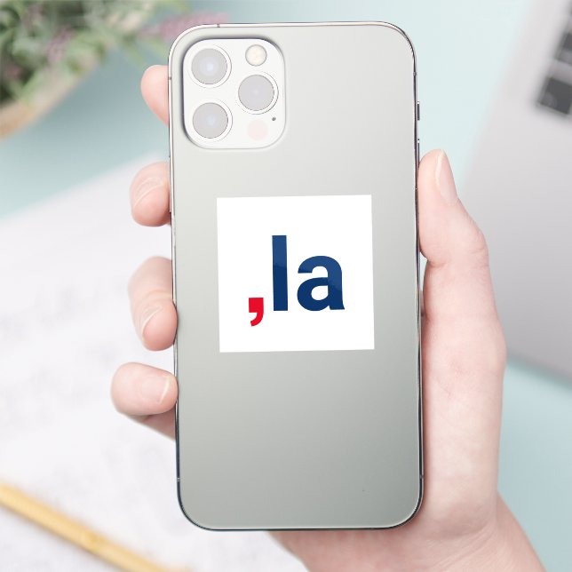 Sticker Comma La kamala drôle prononciation patriotique (Téléphone)