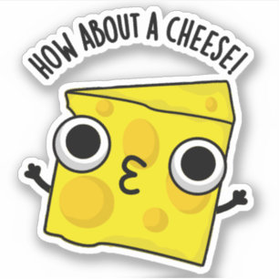 Sticker Comment à propos d'un bisou drôle au fromage Jeux