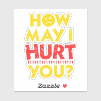 Sticker Comment puis-je vous nuire | Dungeon Crawler Carl
