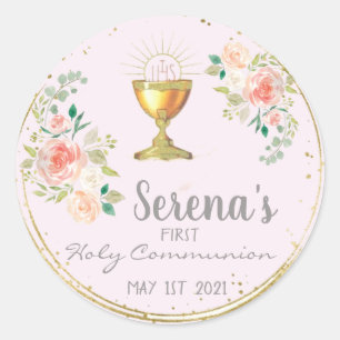 Sticker Communion Favor