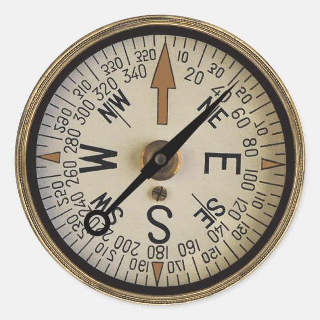 Sticker Compass Rose 1 (Devant)