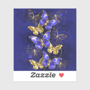 Sticker Composition avec papillons Sapphire