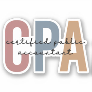 Sticker Comptable public certifié Retro CPA