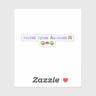 Sticker Compte de spam "Secret" Addison Rae (ancien TikTok