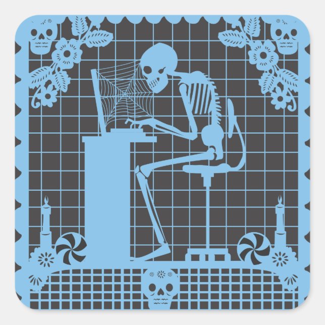 Sticker Computadora Muerto (Devant)