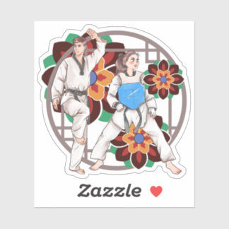 Sticker Concentration Martiale - Concentration et Posture