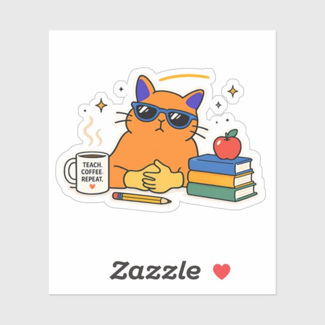 Sticker Conception amusante pour l'appréciation des enseig (Feuille)