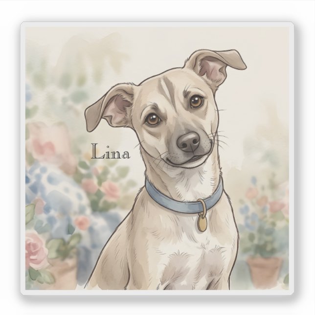 Sticker Conception Chaleureuse pour Amoureux des Animaux p (Devant)