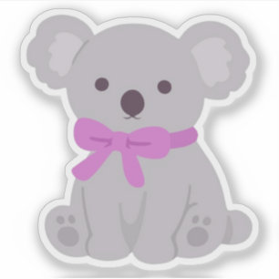 Sticker Conception d'animal pastel mignon koala kawaii