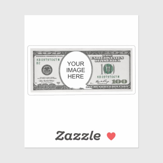 Sticker Conception de carrelage avec votre image sur des i (Feuille)