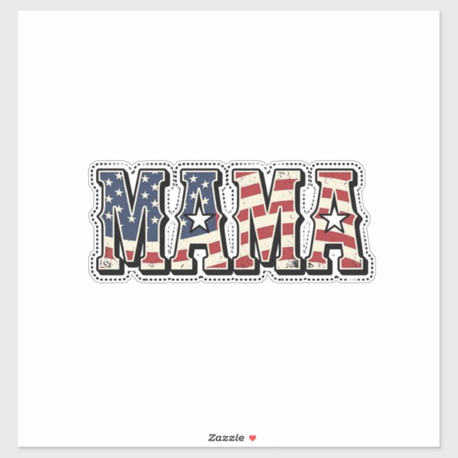 Sticker Conception de chemise avec lettrage Vintage Patrio (Feuille)