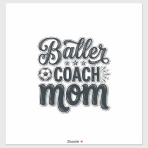 Sticker Conception de chemise de football vintage Baller C