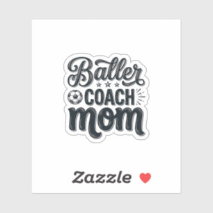Sticker Conception de chemise de football vintage Baller C