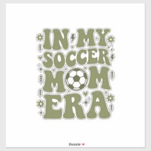 Sticker Conception de chemise de maman de sport vintage de