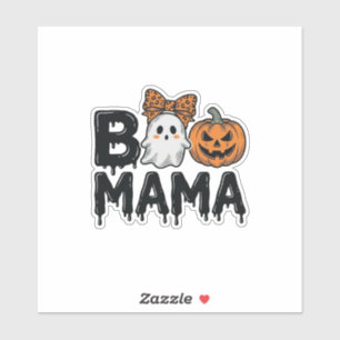 Sticker Conception de chemise de maman fantôme Halloween c