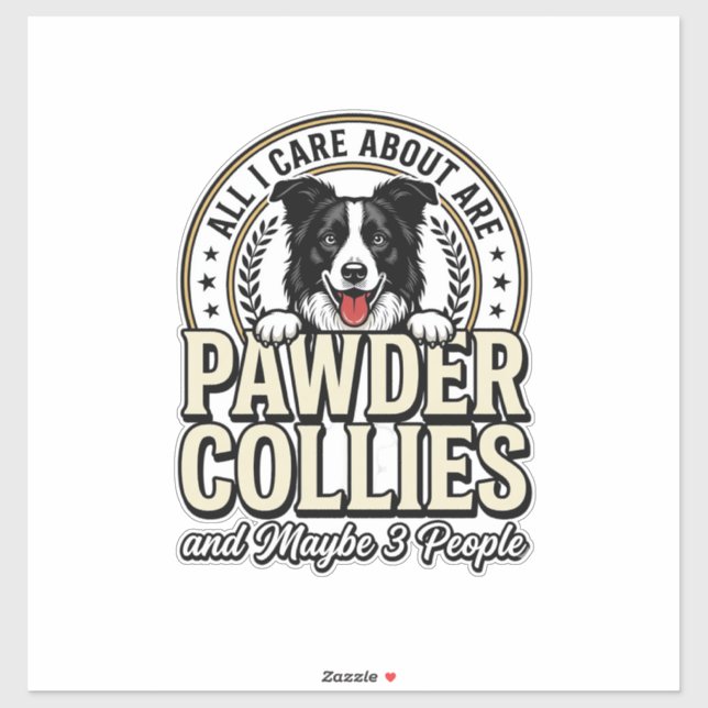 Sticker Conception de chemise drôle pour amateur de chien  (Feuille)