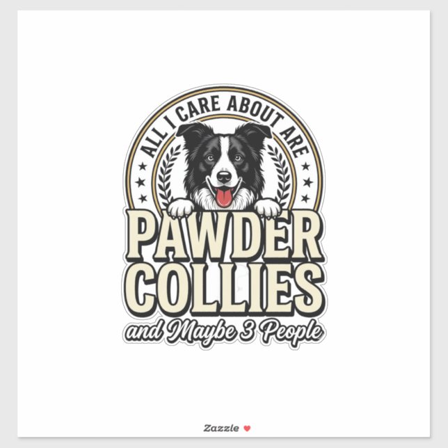 Sticker Conception de chemise drôle pour amateur de chien  (Feuille)