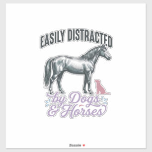 Sticker Conception de chemise facilement distrait par les 