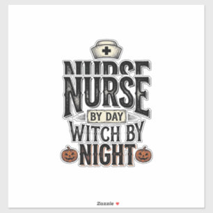 Sticker Conception de chemise Halloween Sorcière de nuit I