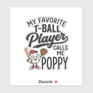 Sticker Conception de chemise Je m'appelle Poppy par le jo