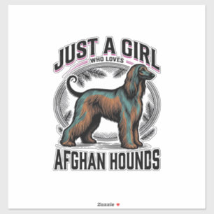 Sticker Conception de chemise pour amoureux de Lévrier Afg