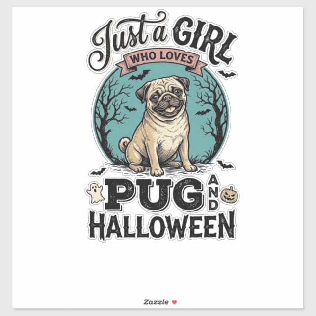 Sticker Conception de chemise pour fille amateur de chien  (Feuille)