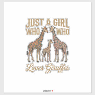 Sticker Conception de chemise pour fille vintage qui aime
