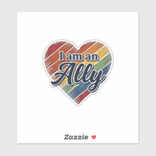 Sticker Conception de chemise vectorielle cœur allié arc-e