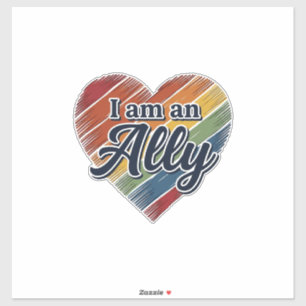 Sticker Conception de chemise vectorielle cœur allié arc-e