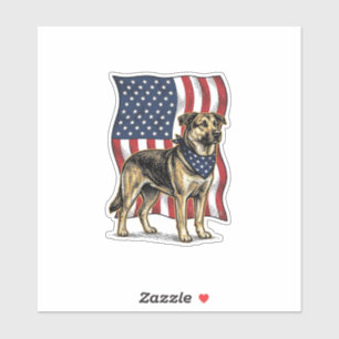 Sticker Conception de chemise vectorielle de drapeau de ch