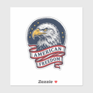 Sticker Conception de chemise vectorielle ruban patriotiqu