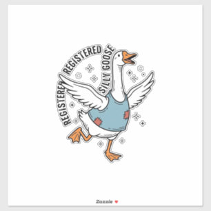 Sticker Conception de chemise vectorielle vintage Silly Go