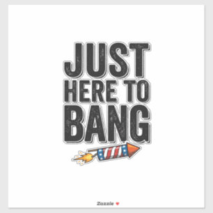 Sticker Conception de chemise vintage de feu d'artifice pa