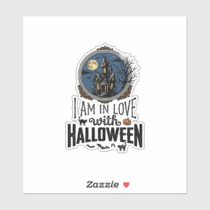 Sticker Conception de chemise vintage je suis amoureux d'H