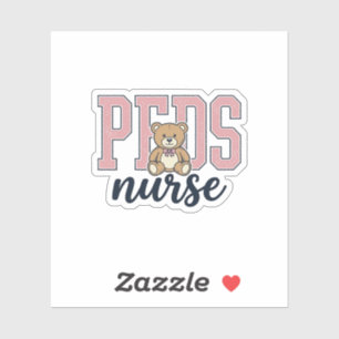Sticker Conception de chemise vintage Ourson Infirmière en