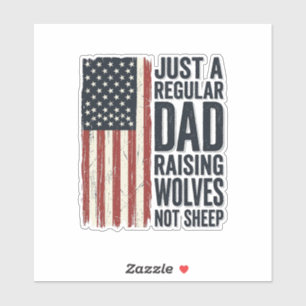 Sticker Conception de chemise vintage patriotique pour pap