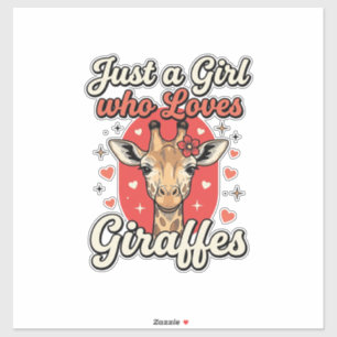 Sticker Conception de chemise vintage pour fille amateur d