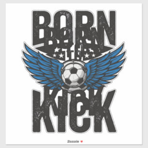 Sticker Conception de chemise Vintage Soccer Wings née pou