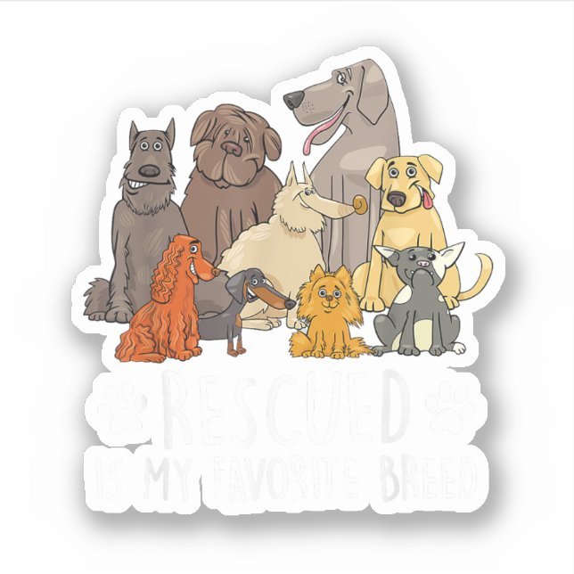 Sticker Conception de chien drôle pour hommes et femmes av (Devant)
