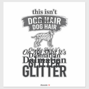 Sticker Conception de citation de cheveux de chien drôle d