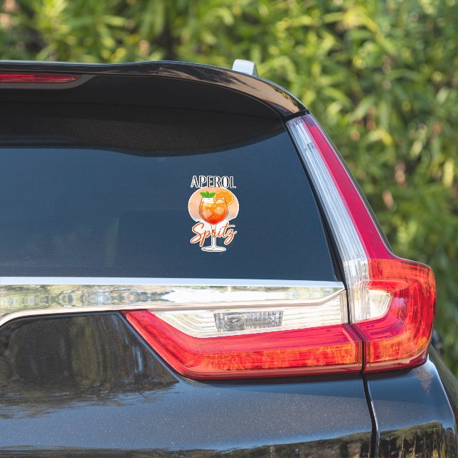 Sticker Conception de cocktail Aperol Spritz (Côté voiture)