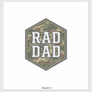 Sticker Conception de gravure vintage hexagonale camouflée
