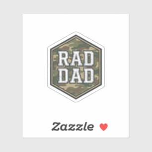 Sticker Conception de gravure vintage hexagonale camouflée