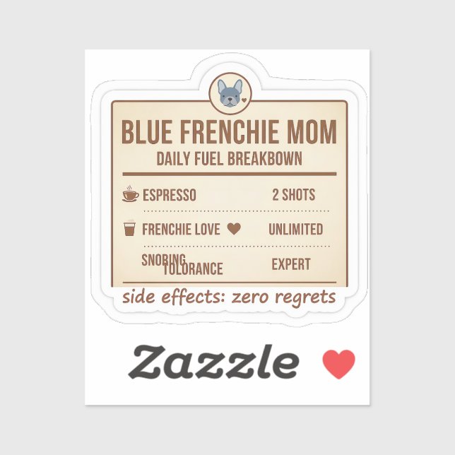Sticker Conception de la ventilation quotidienne de maman  (Feuille)