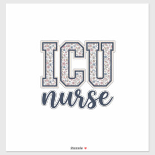 Sticker Conception de maillot universitaire floral d'infir