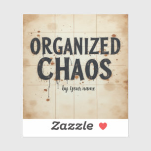 Sticker Conception de planificateur « Chaos Organisé » ave