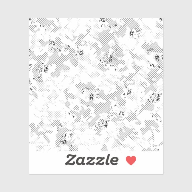 Sticker conception de point Quarante-sept (Feuille)